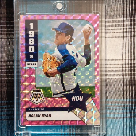 Mosaic Nolan Ryan Pink Cameo - Picture 3 of 4